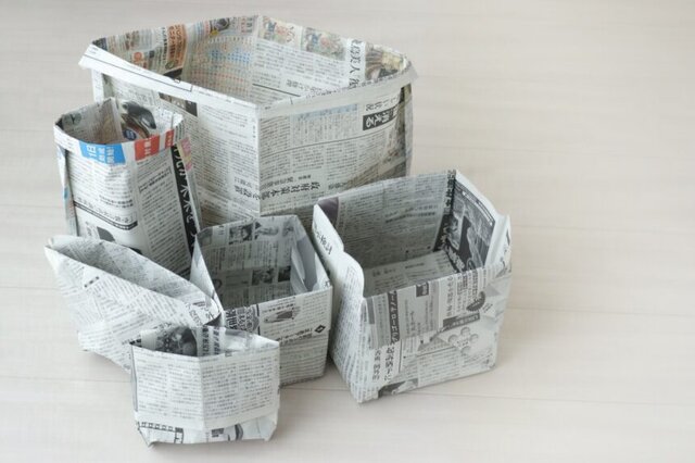 新聞紙で作る簡単ゴミ箱の作り方8選。生ゴミ消臭、浅型深型縦長も! | 子育て育児のお役立ち情報サイト|ママのためのMaMarché (154800)