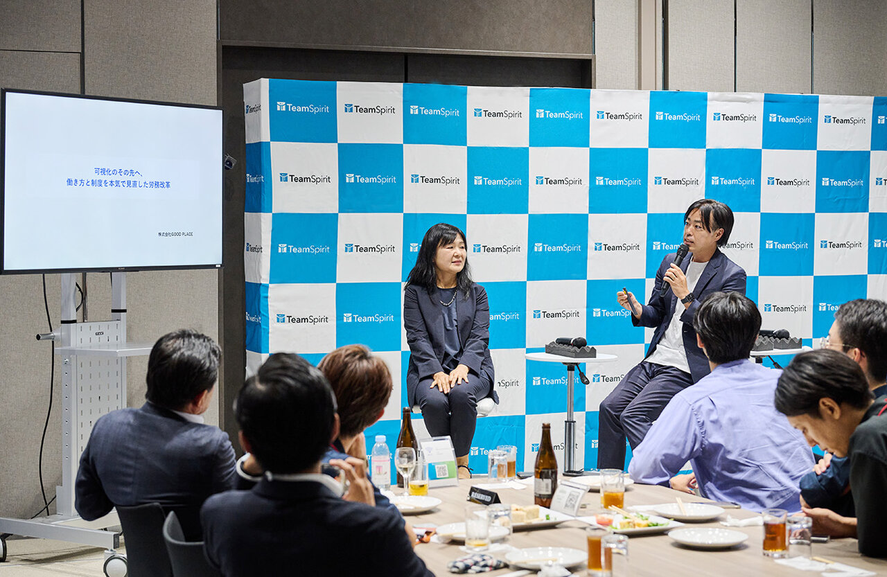 株式会社GOOD PLACE 管理部 総務課 君島さま（左）と総務課 課長 松井さま（右） 