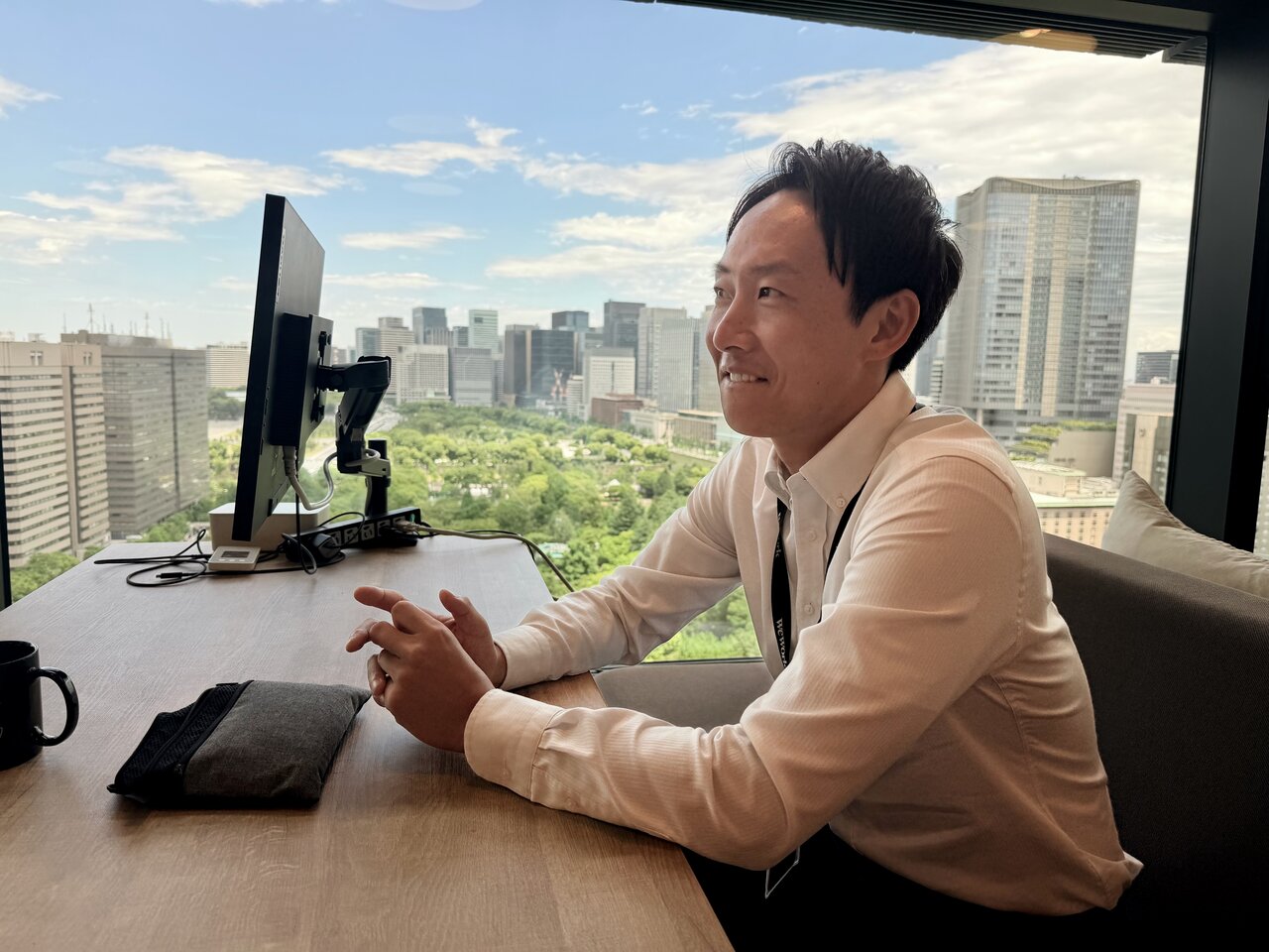 制度のリピーター、エンタープライズ事業統括本部エンタープライズ営業部の半澤さん