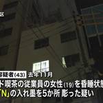 【顔写真あり】少女を眠らせ、尻に「N」の入れ墨を入れていた43歳の男を逮捕!