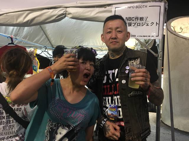 【今でも支援活動を続ける、‘日本のヒーロー’、KO(SLANG)さん】
