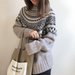メンズアイテムを大人女子はどう着こなす?GU”ローゲージノルディックセーター”で最旬コーデ