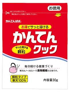 熱湯で溶ける「顆粒状」の寒天。