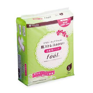 Amazon.co.jp: ダッコ お産用パッド フィール feel Lサイズ(18cm×48.5cm) 5個入 (35950)
