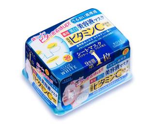 Amazon | KOSE コーセー クリアターン エッセンスマスク (ビタミンC) 30回分 リーフレット付 (37373)