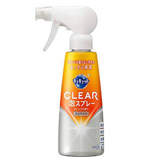 Amazon | キュキュット クリア泡スプレー 本体 オレンジの香り 300ml | 食器用洗剤 通販 (46209)