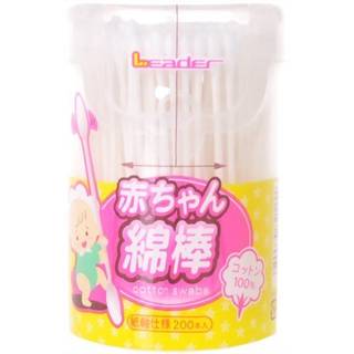Amazon | リーダー 赤ちゃん綿棒 200本入 (56444)