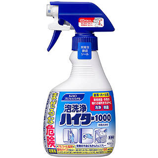 Amazon | 【業務用 塩素系除菌洗浄剤】泡洗浄ハイター1000 400ml(花王プロフェッショナルシリーズ) (76732)