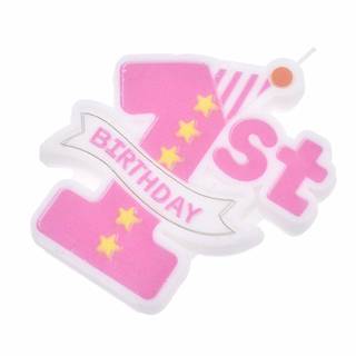 Amazon.co.jp: Viviseason(ビビシーズン) 1歳赤ちゃんの誕生日のキャンドル (104077)
