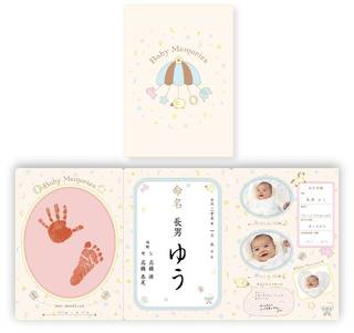 Amazon.co.jp: おたんじょうきろく 命名紙セット (105127)