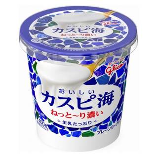 Amazon | グリコ おいしいカスピ海 生乳たっぷり 400g 6個 (105481)