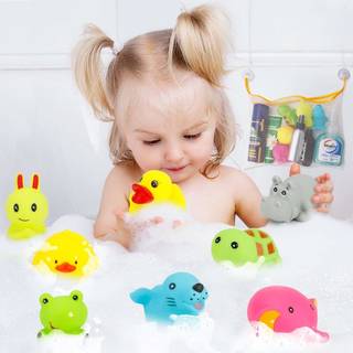 Amazon | JoyGrow お風呂 おもちゃ シャワー あびる かわいい動物 8個セット (106012)