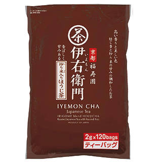 Amazon | 宇治の露 伊右衛門 炒り米入りほうじ茶 ティーバッグ (109399)