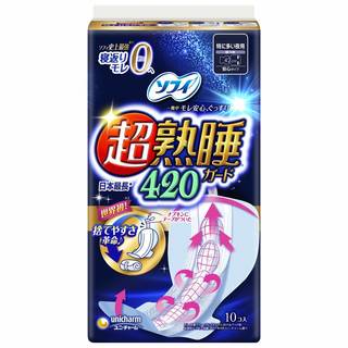 Amazon:ソフィ 超熟睡ガード 420 (113615)
