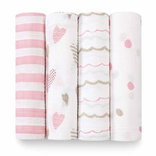 Amazon:エイデンアンドアネイ モスリンコットン おくるみ 4枚セット【日本正規品】 (114843)