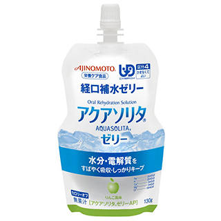 Amazon | アクアソリタゼリーAP りんご風味 130g×6個 (124202)