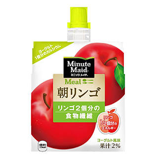 Amazon | コカ・コーラ ミニッツメイド 朝リンゴ ゼリー飲料 パウチ 180g×6個 (124204)