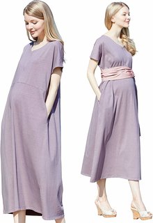 Amazon | Sweet Mommy マタニティ 授乳服 ワンピース (128110)