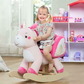 Amazon | Labebe 子供用ロッキングホース 乗用玩具 ゆらゆらロッキング キッズ用木馬 (129465)