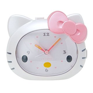 Amazon | ハローキティ キティの声で起こしてくれる目覚まし時計 (130365)