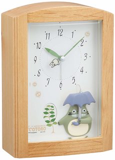 Amazon.co.jp: となりのトトロ 目覚まし時計 オルゴールメロディ付き (130381)