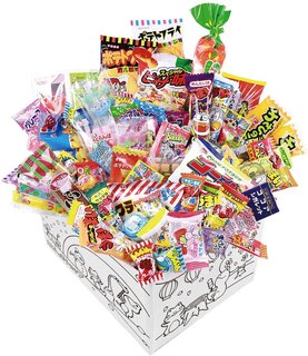 Amazon | 【カエルショップ オリジナル】駄菓子詰め合わせお楽しみ80点セット! (132200)