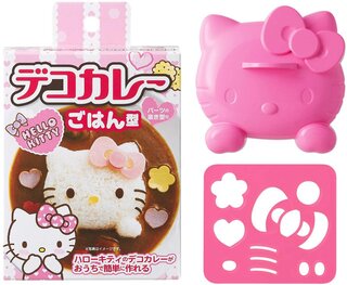 Amazon.co.jp: オーエスケー HELLO KITTY(ハローキティ) デコカレーごはん型 (133123)