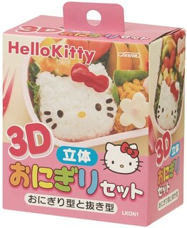 Amazon.co.jp : スケーター 3D 立体 おにぎり型 セット ハローキティ サンリオ 日本製 LKON1 : ホーム&キッチン (133124)