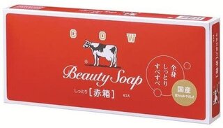 Amazon.co.jp: 牛乳石鹸 赤箱 6個入 (133725)