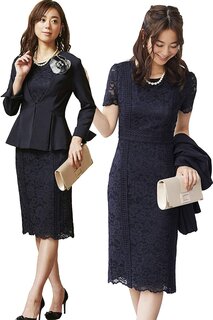 Amazon | RUIRUE BOUTIQUE(ルイ・ルエ・ブティック) レーシー ワンピース セットアップ (134358)