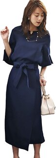 Amazon | RUIRUE BOUTIQUE(ルイ・ルエ・ブティック) フレア スリーブ (134370)
