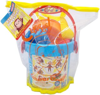 Amazon | おさるのジョージ お砂場あそびセット 砂遊び バケツセット (135350)