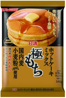 Amazon | 日清 ホットケーキミックス 極もち 国内麦小麦粉100%使用 540g×2個 (136520)