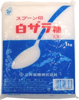 Amazon | スプーン印 白ザラ糖 大粒 1kg | スプーン印 (136825)