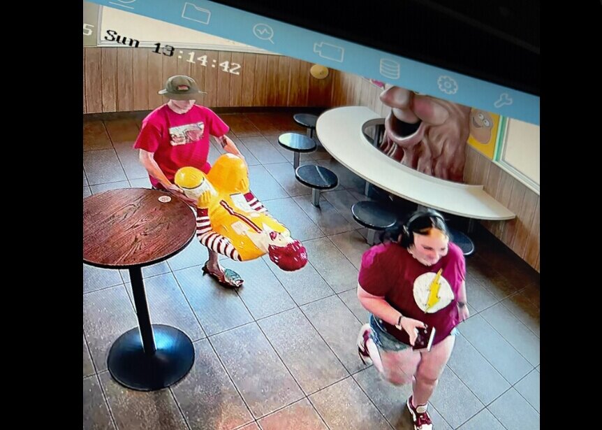 マクドナルドのドナルドが“誘拐”される…警察がSNSで情報提供呼びかけ