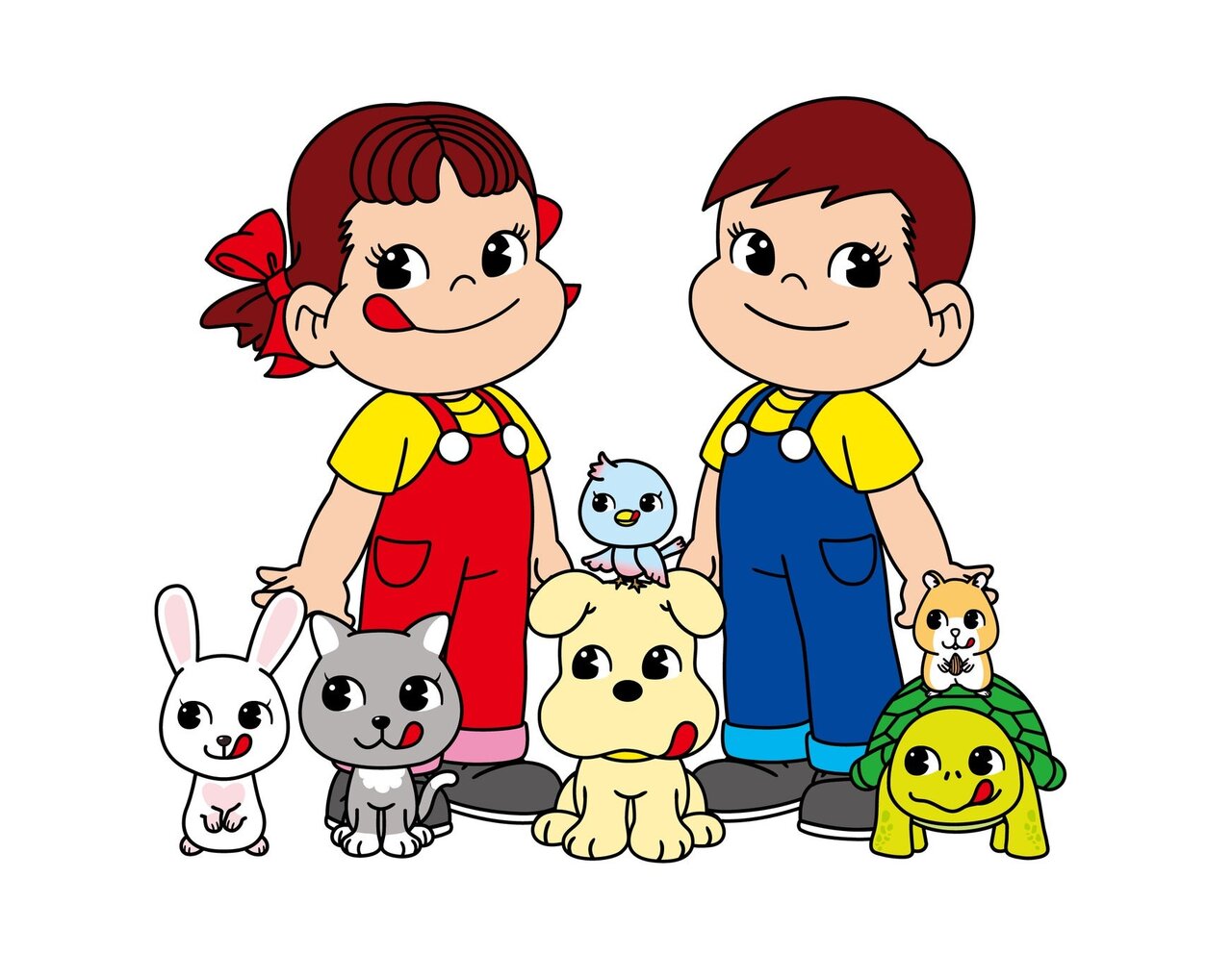 不二家の新キャラクターが誕生！ 「ペコちゃんポコちゃんとゆかいな仲間たち」2026年1月にデビュー