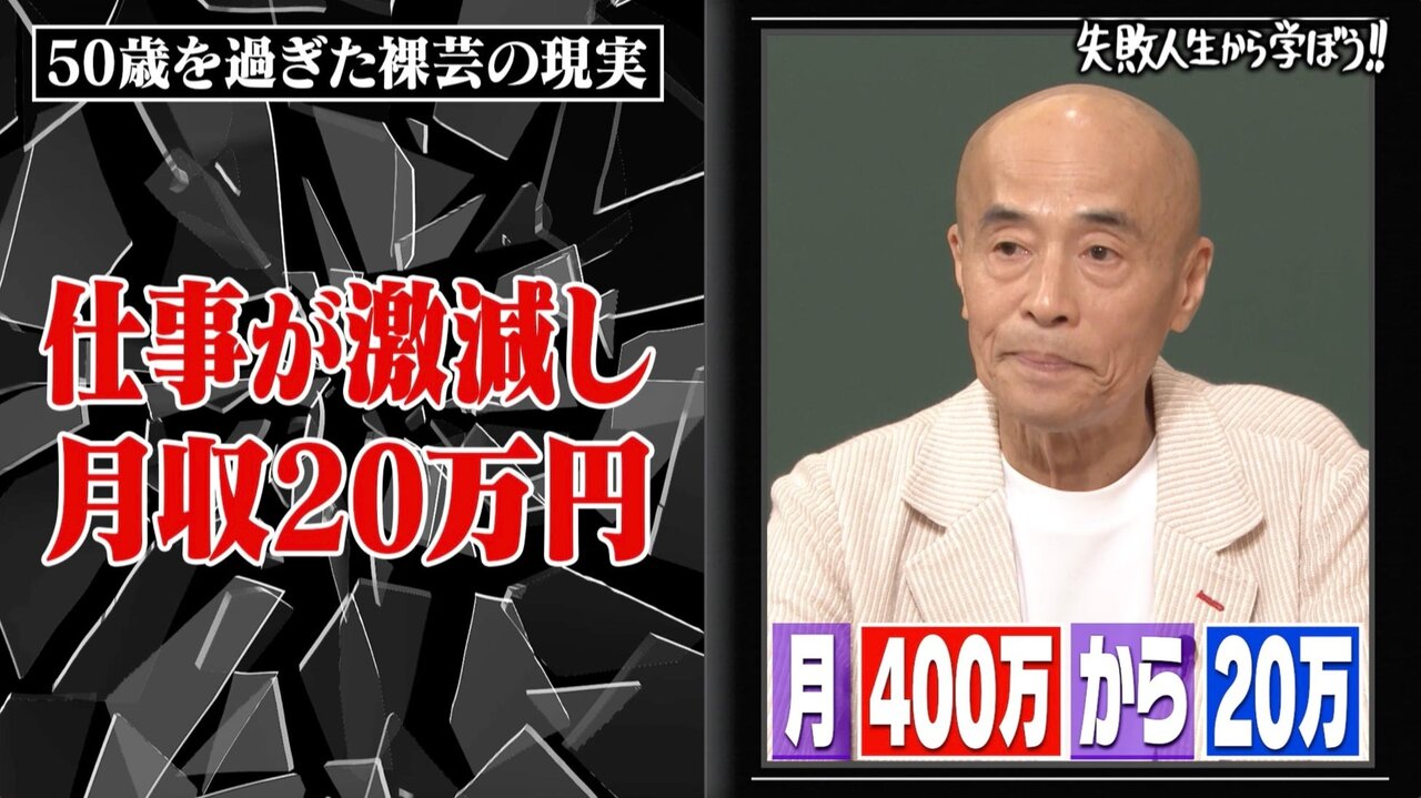 「月収400万円から20万円に」時代に翻弄された“元祖裸芸人”がどん底時代を告白