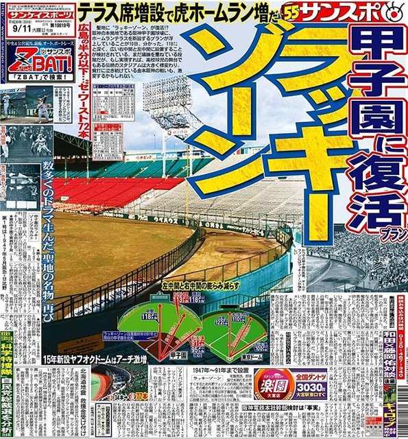 甲子園のラッキーゾーンとは？今後の気になる展開を解説 ...