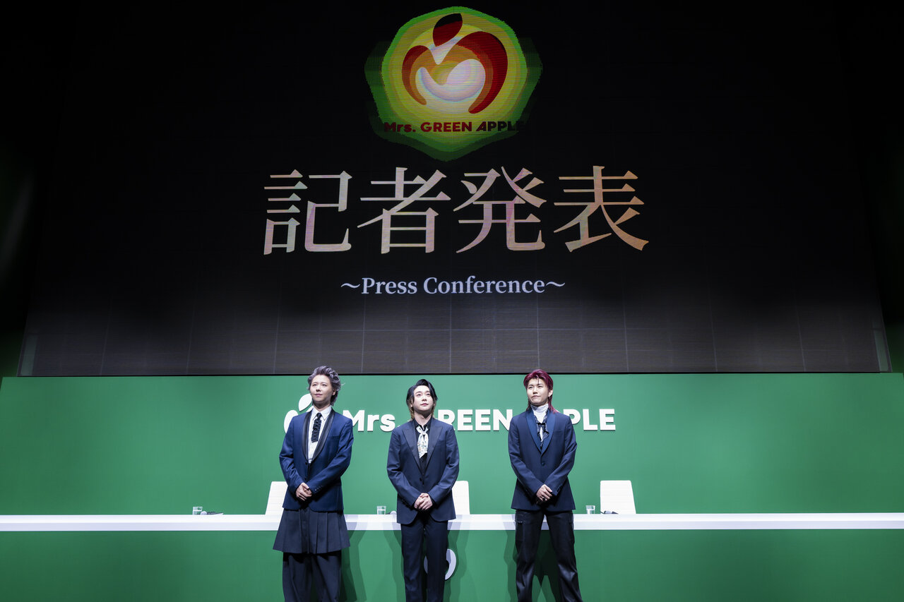 Mrs. GREEN APPLEがデビュー10 周年企画を発表。10万人規模の野外