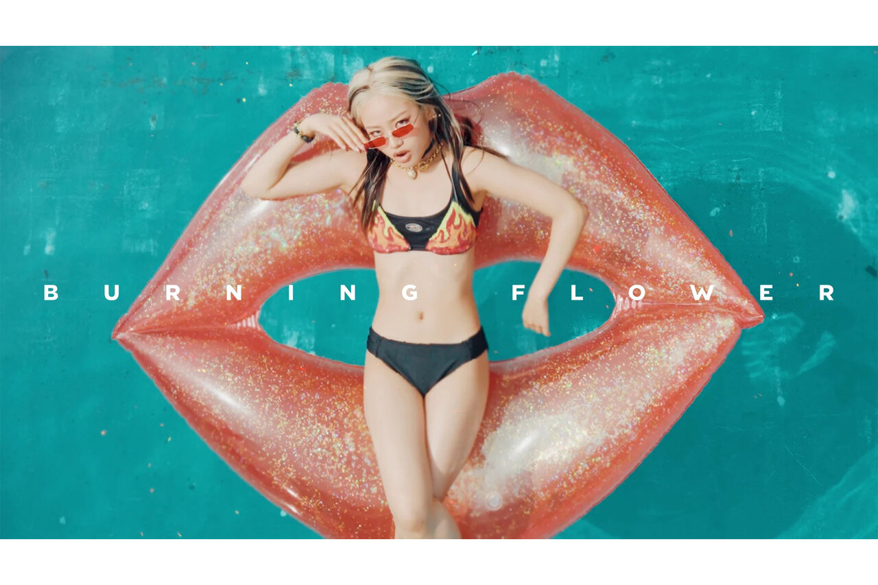 HANA 新曲「Burning Flower」が配信リリース。圧巻のパフォーマンスを