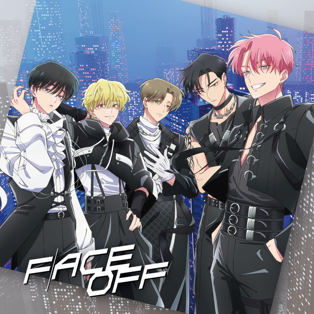 シングル第２弾「F/ACE OFF」F/ACE （福原多聞・坂口桜利・橘 敬人・石橋ナツキ・甲斐倫太郎／ CV.波多野翔・千葉翔也・畠中 祐・天﨑滉平・長岡龍歩）