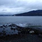 北東の風ですがビーチは問題なし