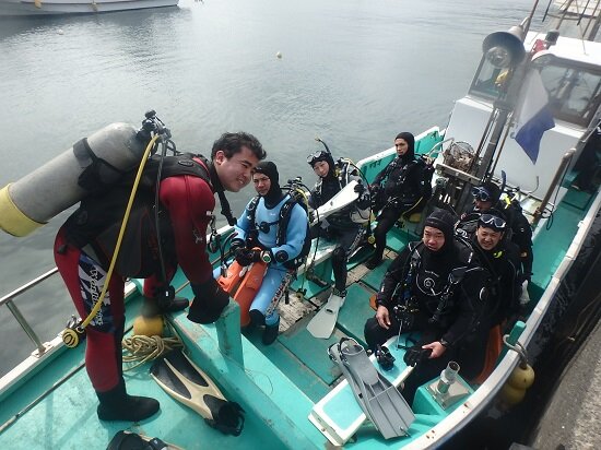 谷君の冒険号しゅっぱーつ キアンコウの情報も Msoダイビングマガジン