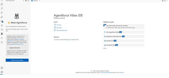 Agentforce Vibes画面