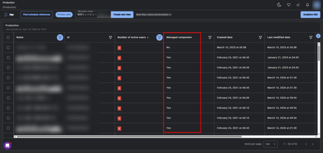 Managed component（管理パッケージ）