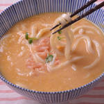 AGAに効果あるかも!?「ふわとろ明太たまごうどん」