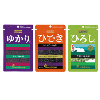 【関西】3月　読者プレゼント　C.三島食品ふりかけ３種 ゆかりⓇ・ひできⓇ・ひろしⓇ
