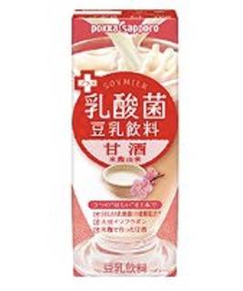 Amazon | ソヤファーム プラス乳酸菌豆乳飲料 甘酒 200ml紙パック×24本入 | 甘酒 通販 (6662)