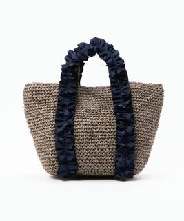【セール】【SALON de RUBAN】 ペーパーフリルハンドバッグ(かごバッグ)|SAC'S BARJean(サックスバージーン)のファッション通販 - ZOZOTOWN (9531)