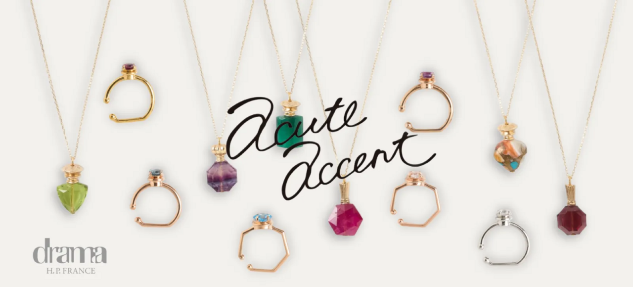 香り立つような輝きを纏って。AcuteAccentの一点物ジュエリーが新入荷